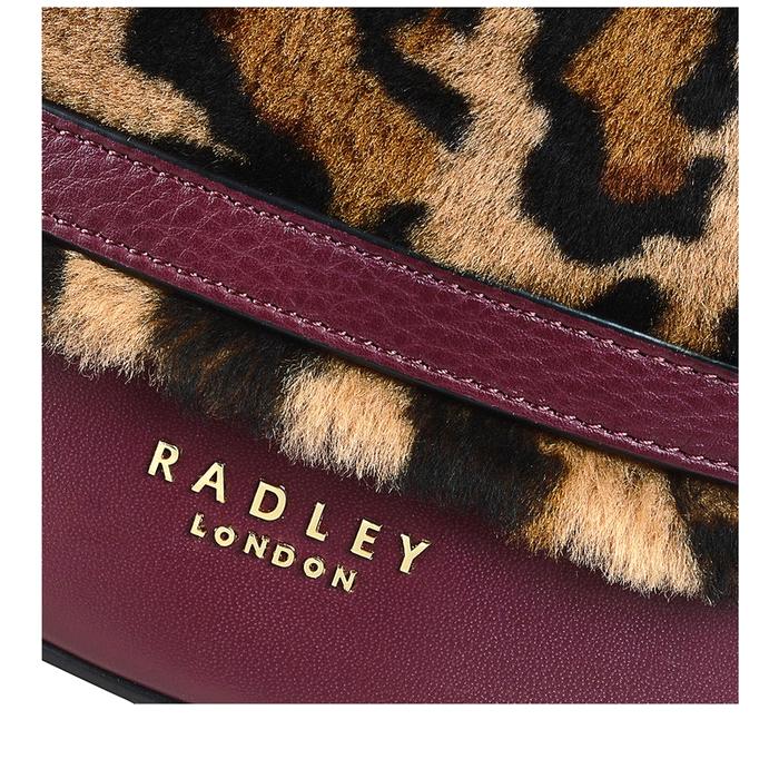  London Peregrine Road - Faux Teddy, Medium Drawstring Crossbody