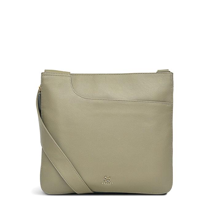  London Pockets, Large Zip Around Cross Body Bag