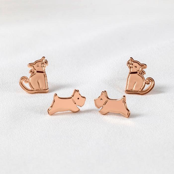  London London And Friends, Cat And Dog Twin Pack Earrings