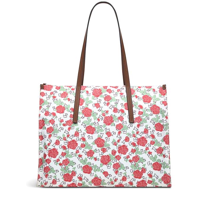  London London Roses Responsible, Large Zip-Top Tote