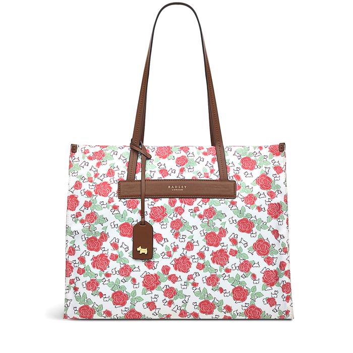  London London Roses Responsible, Large Zip-Top Tote