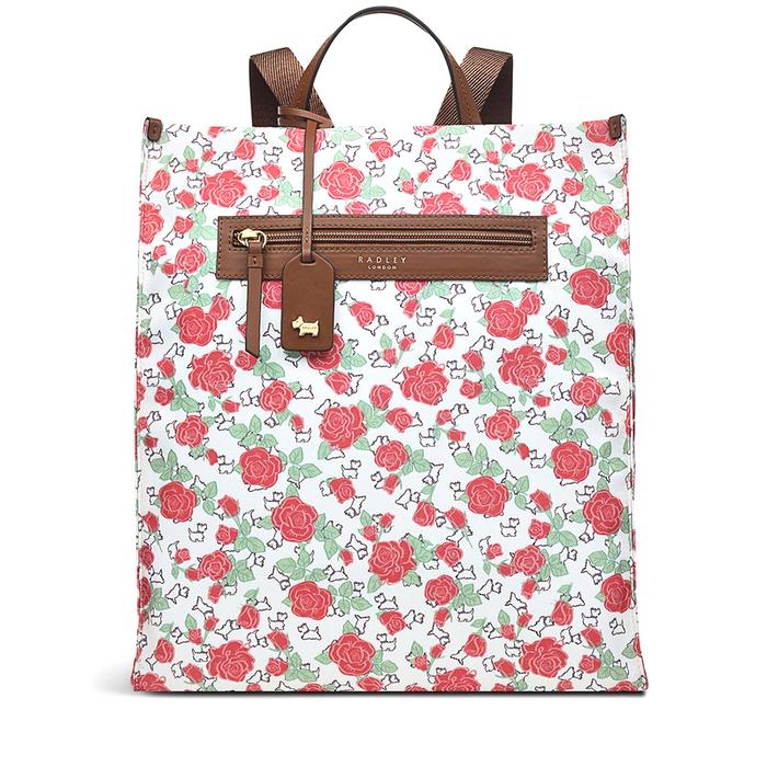  London London Roses Responsible, Medium Zip-Top Backpack