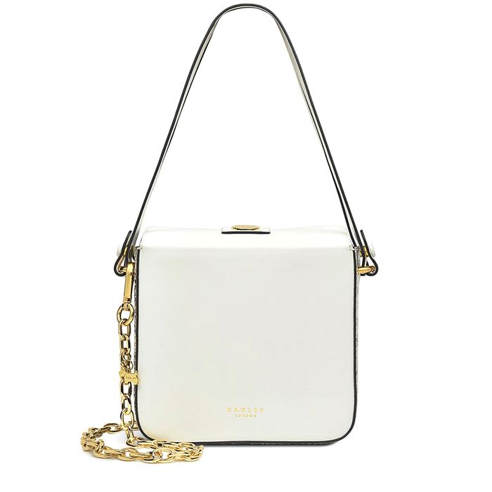  London Serpentine Road Faux Snake, Small Flapover Shoulder Bag