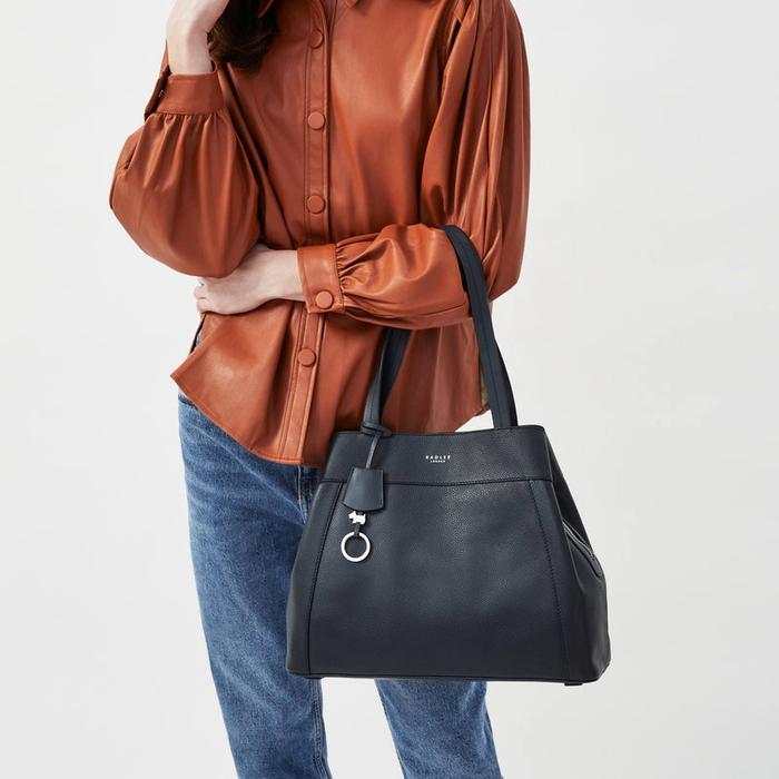  London Shepherdess Walk, Medium Zip-Top Shoulder Bag