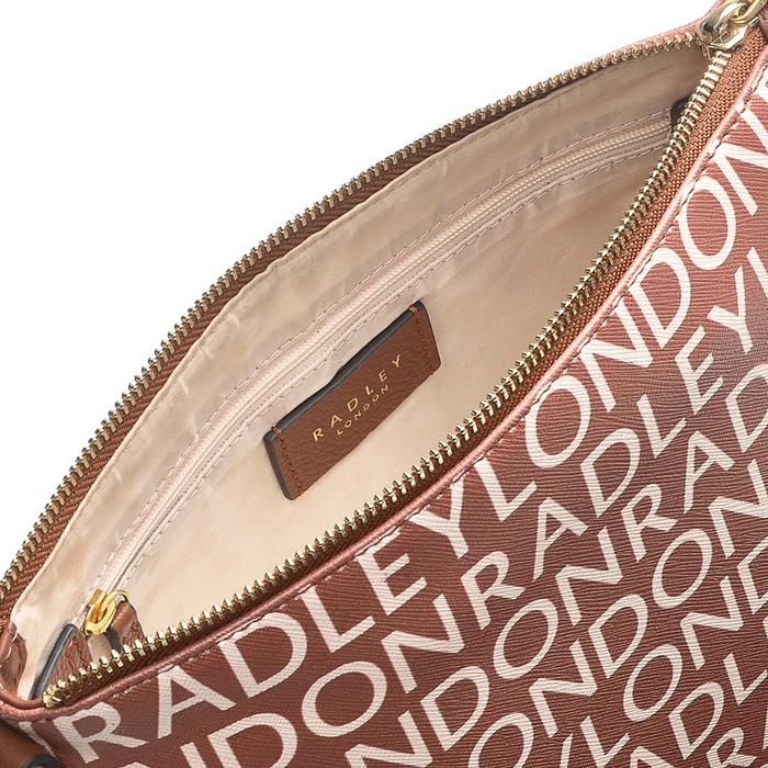  London Signature Logo, Medium Zip-Top Cross Body Bag