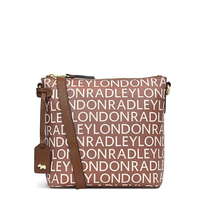  London Signature Logo, Medium Zip-Top Cross Body Bag