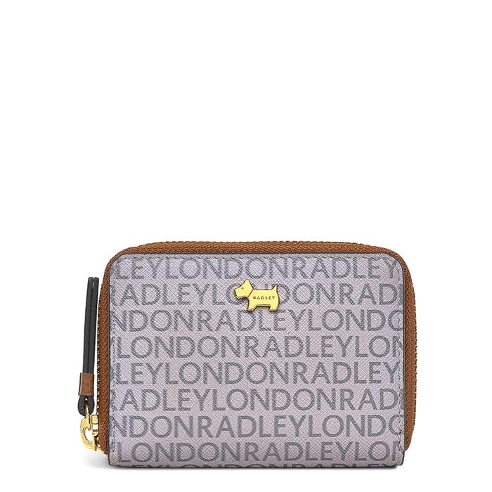  London Signature Logo, Small Zip Around Purse