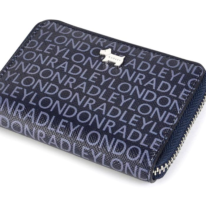  London Signature Logo, Small Zip Around Purse