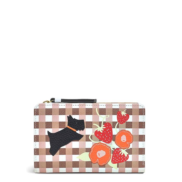  London Strawberry Picnic, Medium Bifold Purse