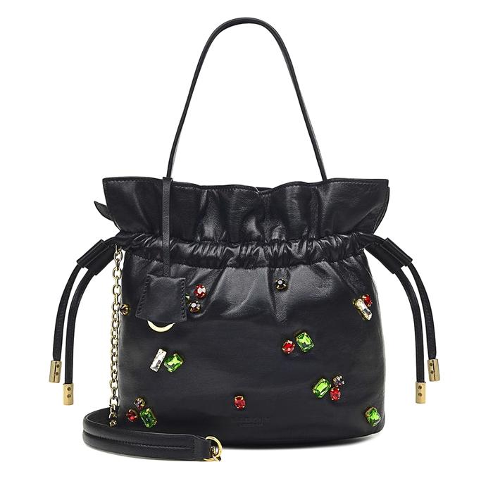  London Sunny Rise - Embellished, Small Drawstring Crossbody