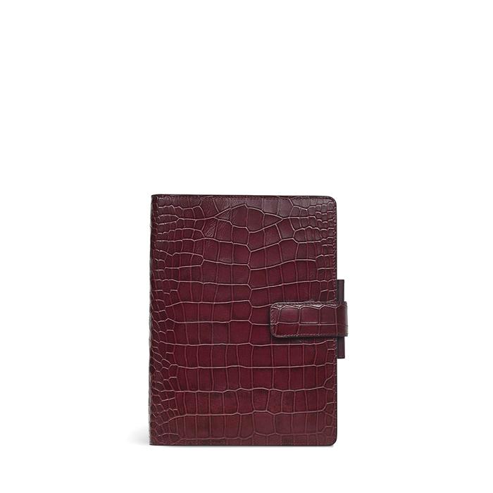  London Thomas Road - Faux Croc, A5 Refillable Notebook