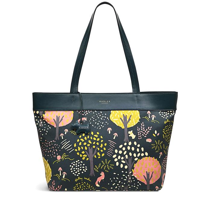  London Treemendous, Large Ziptop Tote