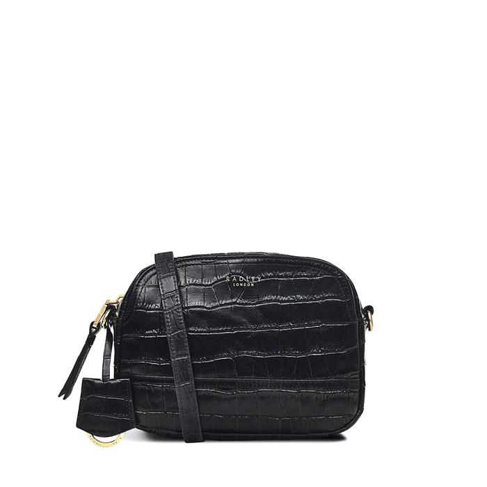  London Upper Grove - Faux Croc, Mini Ziptop Crossbody