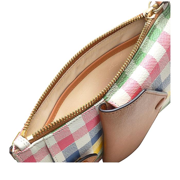  London Wilton Way - Gingham, Medium Phone Crossbody