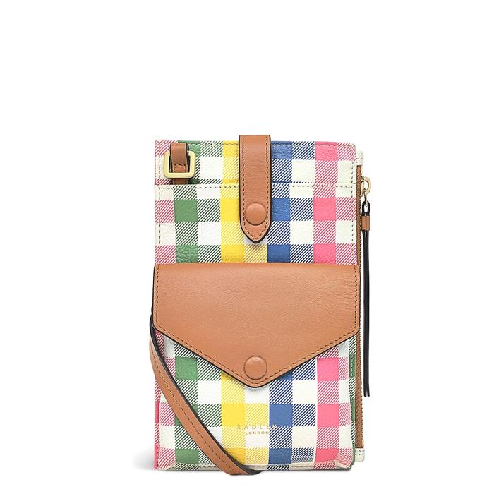  London Wilton Way - Gingham, Medium Phone Crossbody