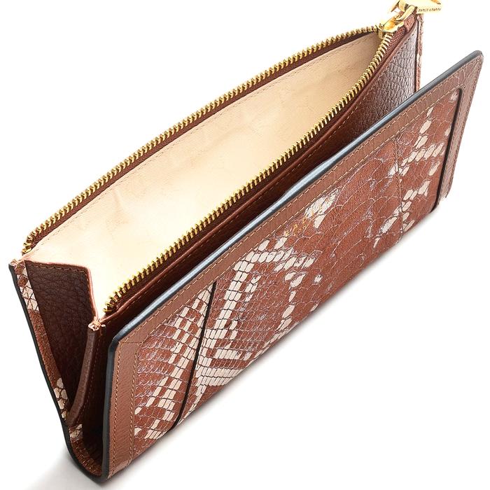  London Wood Street 2.0 Faux Snake, Large Bifold Matinee Purse